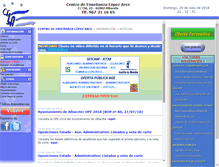 Tablet Screenshot of lopezarce.com